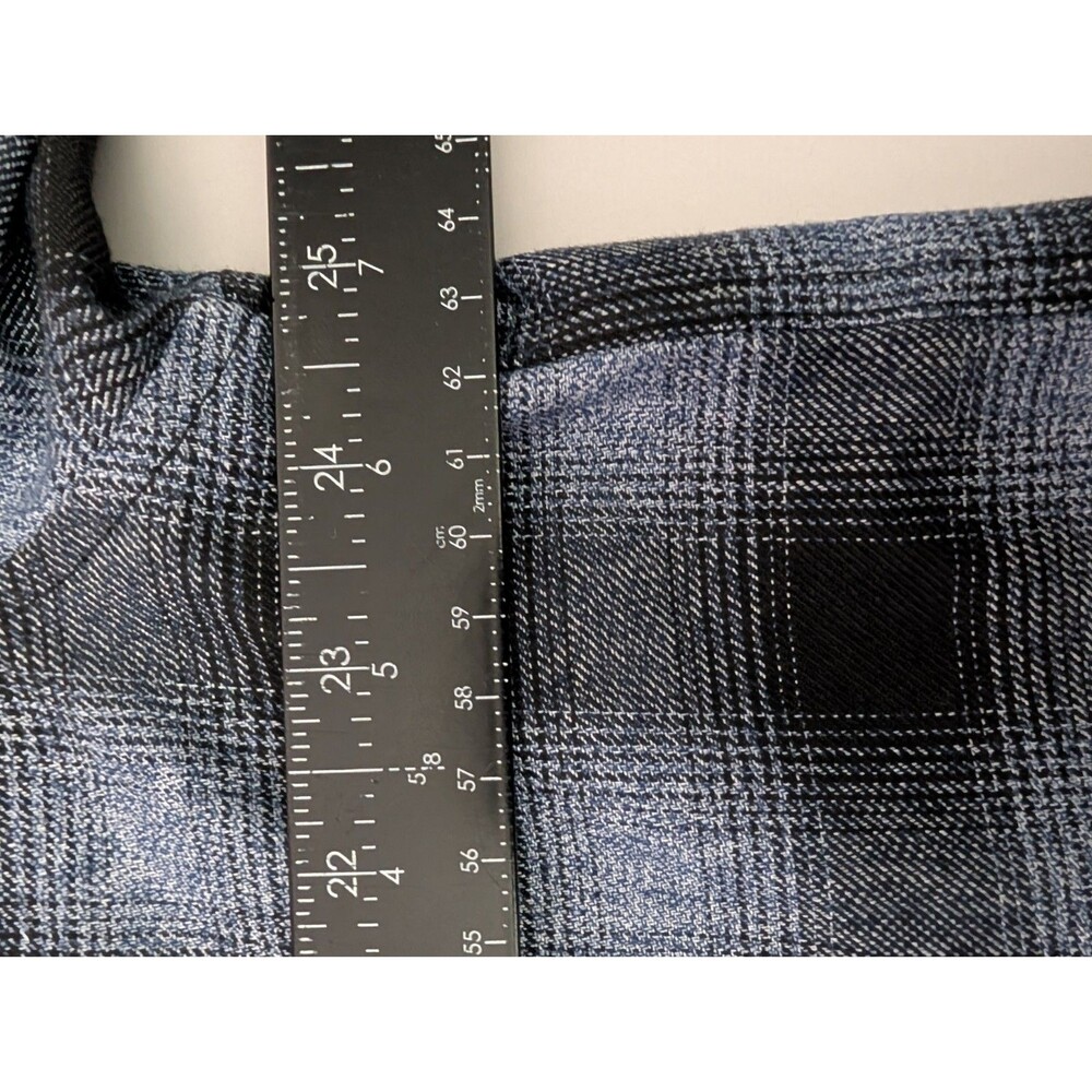 Dixxon Dago Dane Engraving Limited Edition Flannel Shirt Mens XL Black Gray - Picture 9 of 9